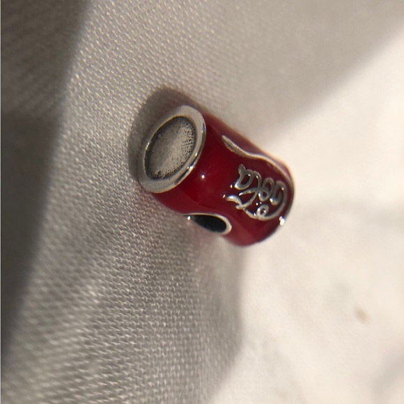 Sterling Silver Coca-Cola Cola Charm, fits Pandora - Picture 6 of 9